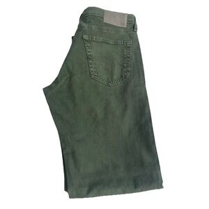 AG Designer Pants Men's 32x32 Green The Graduate Tailored Leg Stretch NWOT